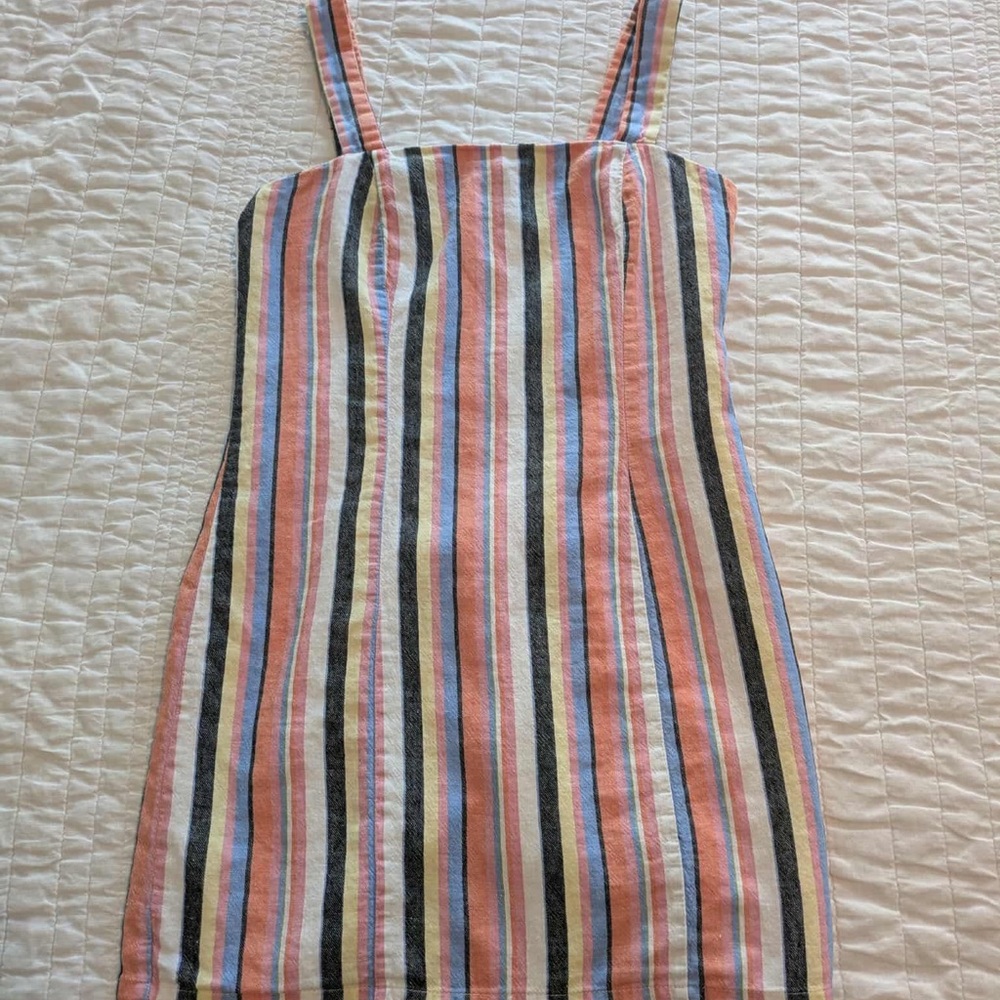 Forever 21 Multicolor Striped Dress Y2K